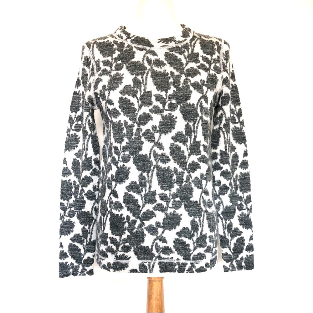 NWOT Loft floral pullover sweater S